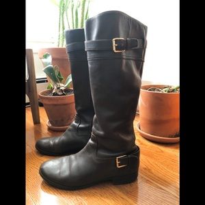 Ralph Lauren brown leather boots. Size 8.5